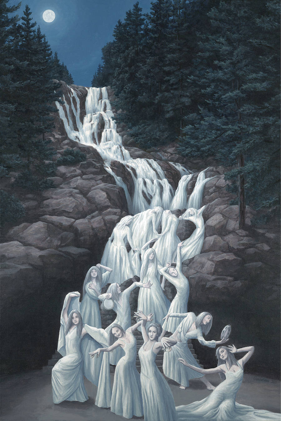 Rob Gonsalves魔幻现实主义风格视错觉插画欣赏