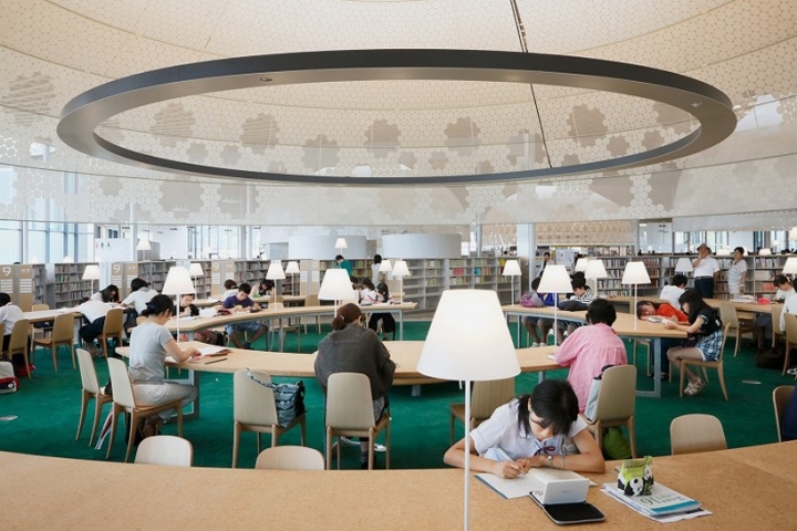 日本岐阜图书馆空间设计