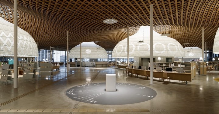 日本岐阜图书馆空间设计