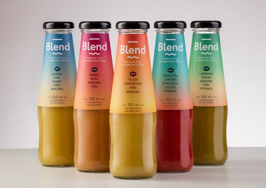 Blend果汁包装设计