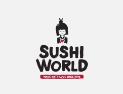 Sushi World寿司餐厅品牌形象设计