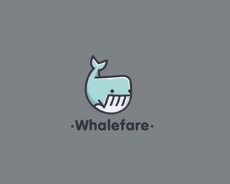 标志设计元素运用实例：鲸鱼(五)