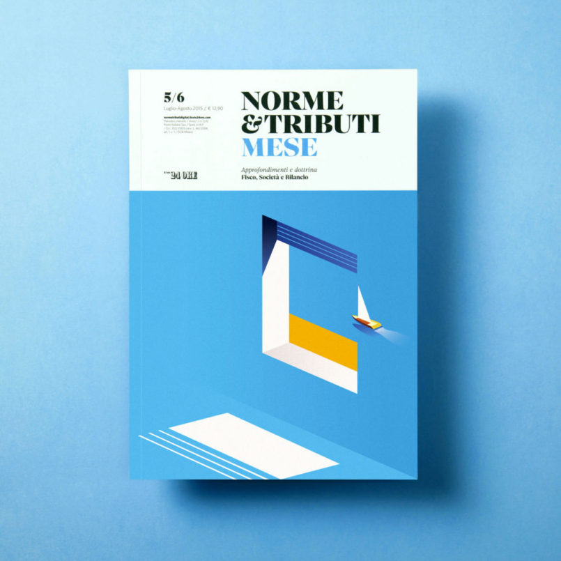 Norme & Tributi Mese封面插图设计