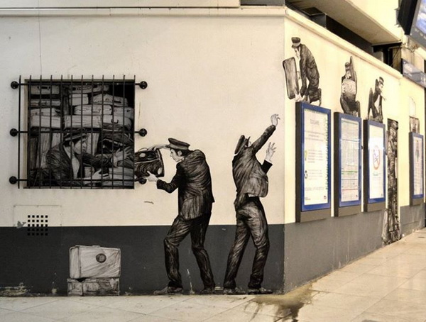 法国街头艺术家Levalet创意作品欣赏