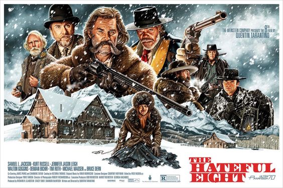 八恶人（The Hateful Eight）电影海报设计