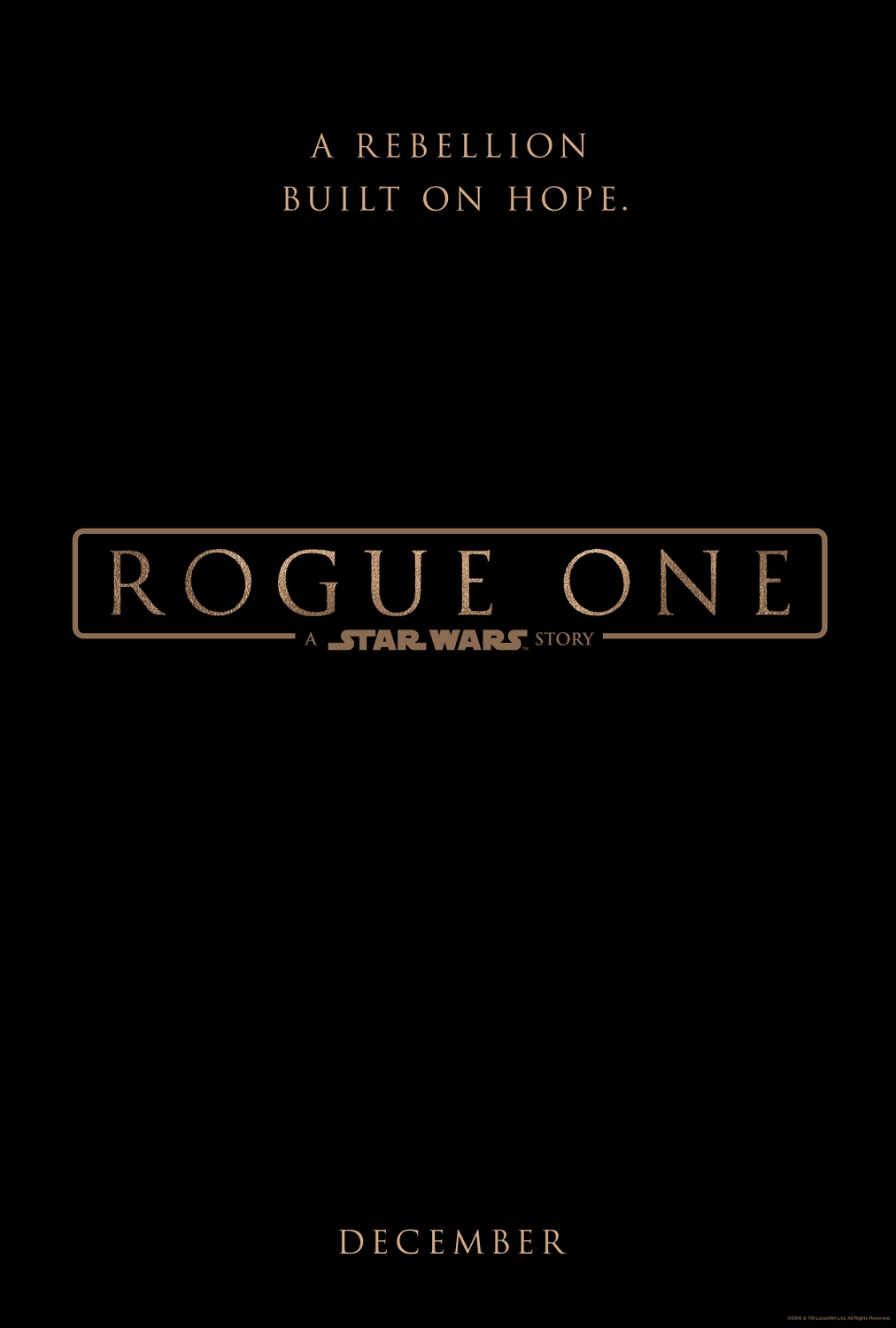 电影海报欣赏：侠盗一号：星球大战外传Rogue One: A Star Wars Story