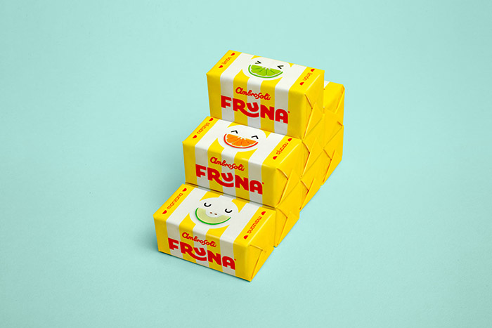 Fruna糖果品牌和包装设计