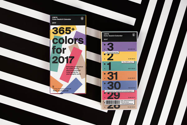 40个国外2017创意日历设计