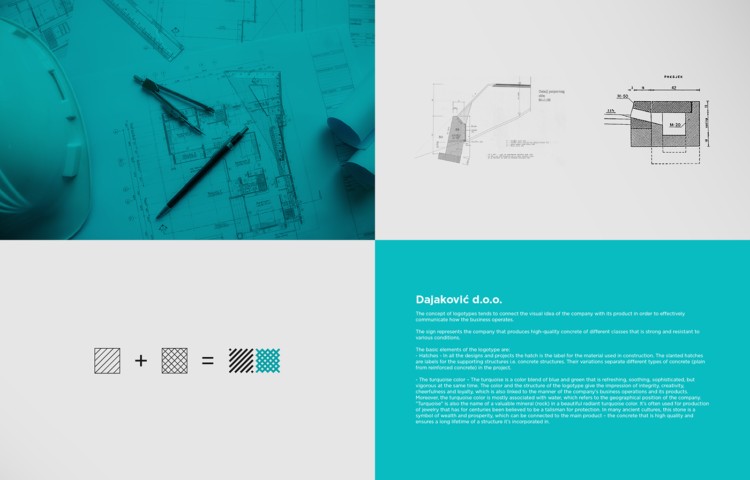 Dajakovic混凝土厂品牌形象设计