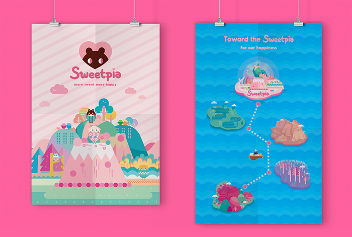 Sweetpia糖果包装设计