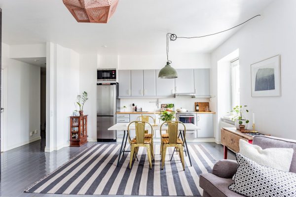 灰白色优雅北欧风格家居装修设计