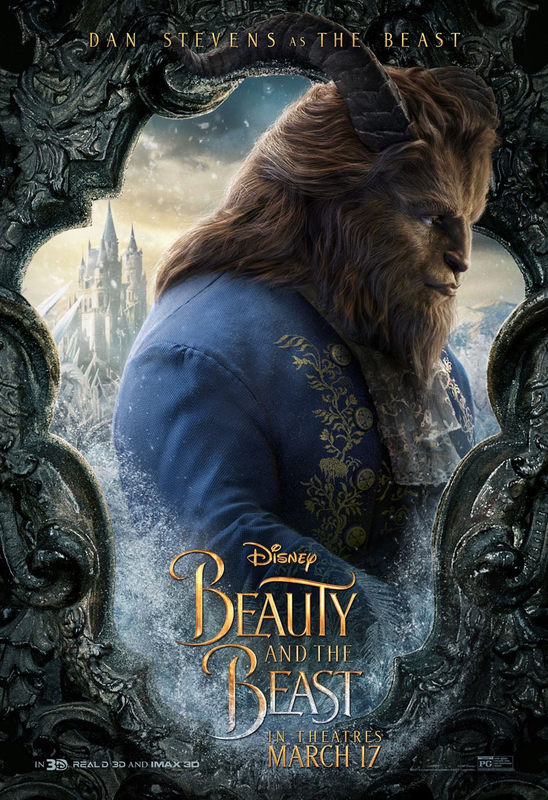 电影海报欣赏：美女与野兽 Beauty and the Beast