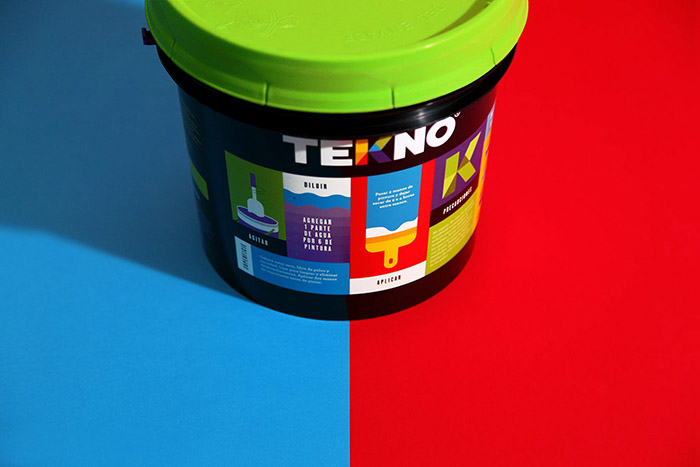 Tekno涂料包装设计