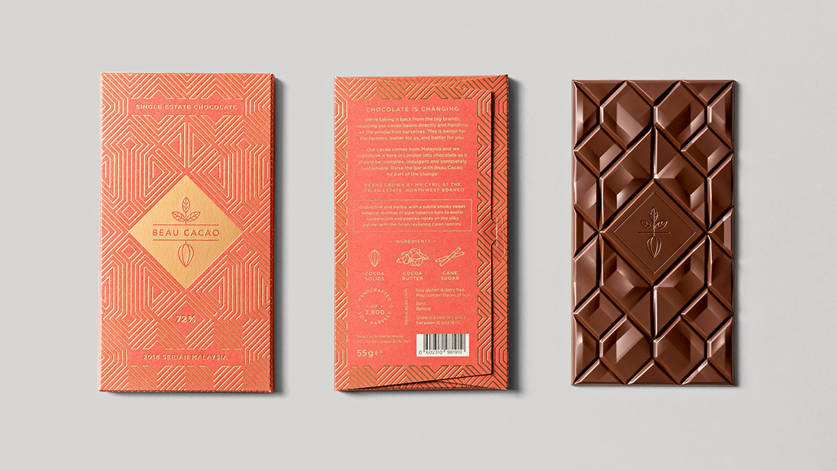 Beau Cacao巧克力包装设计