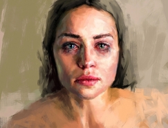 法国画家Ivana Besevic人物肖像画作品