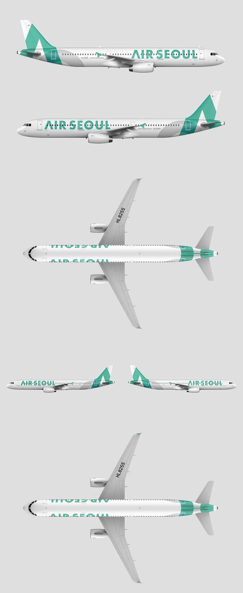 首尔航空（Air Seoul）品牌形象设计