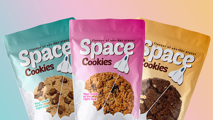 SPACE COOKIES饼干包装设计