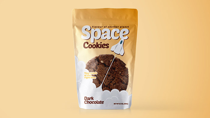 SPACE COOKIES饼干包装设计