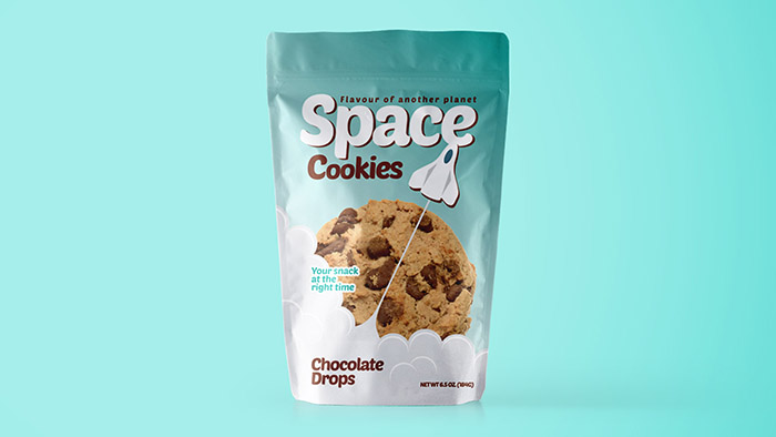 SPACE COOKIES饼干包装设计