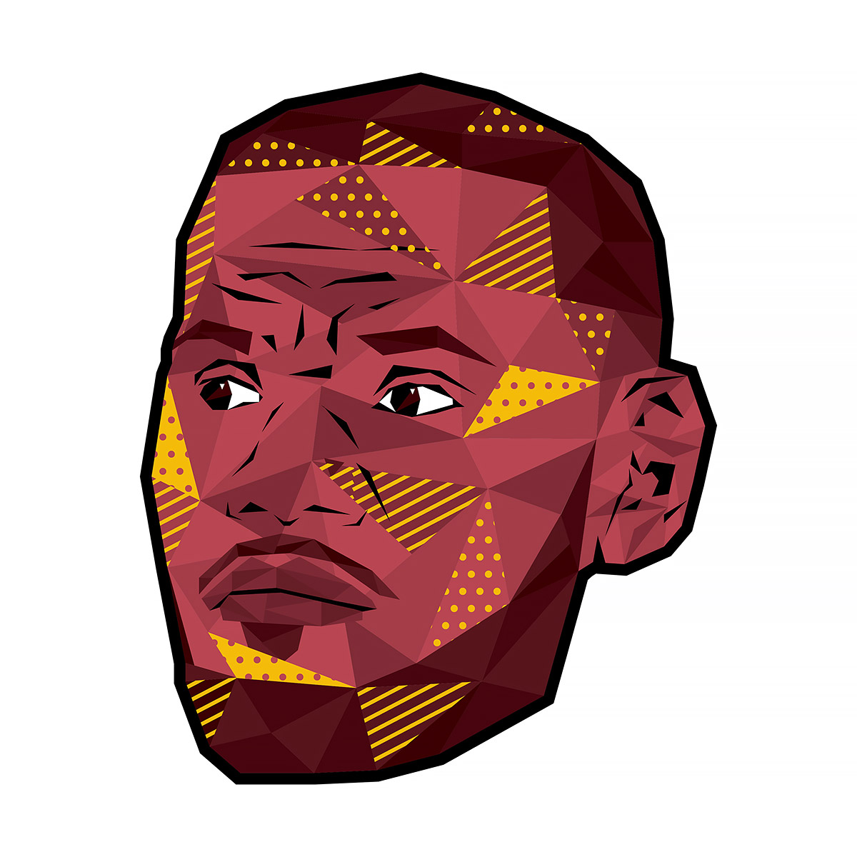 NBA球星POP艺术插画设计