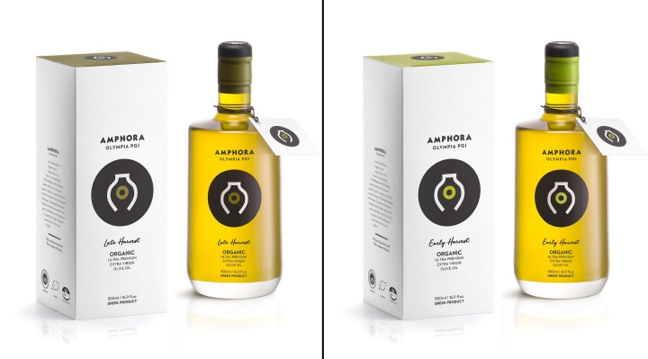 Amphora Olympia橄榄油包装设计