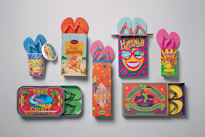 巴西夏季制造：Havaianas人字拖海报设计