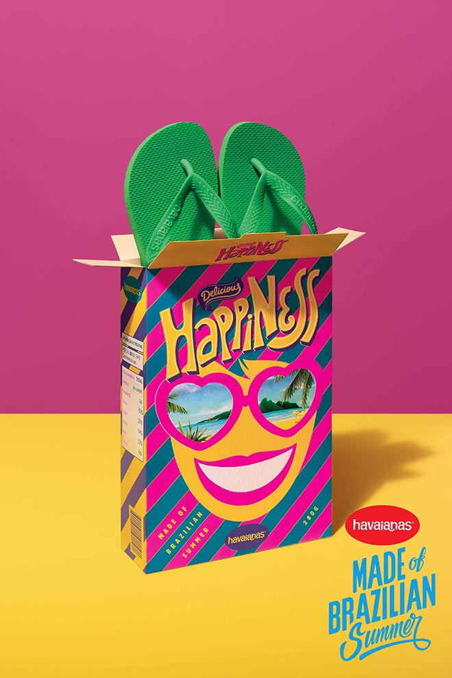 巴西夏季制造：Havaianas人字拖海报设计