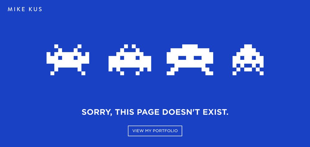 35个国外创意404页面设计