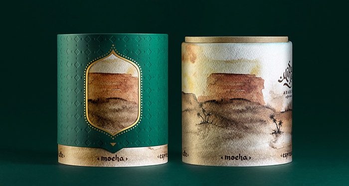 Mirage Arabica咖啡包装设计