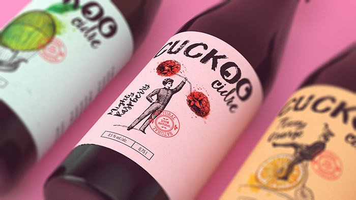 Cuckoo Cidre果酒包装设计