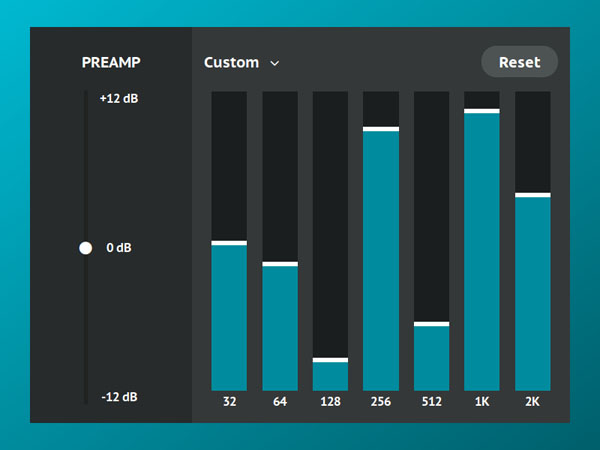 30个音乐均衡器UI界面设计