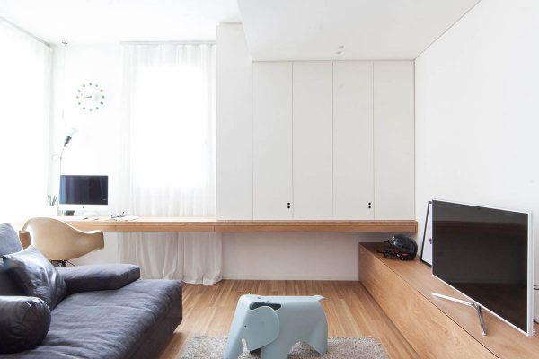 干净和经典的白色公寓空间设计