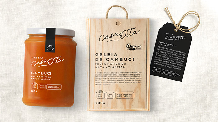 Casa Dita果酱包装设计