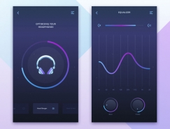 30个音乐均衡器UI界面设计