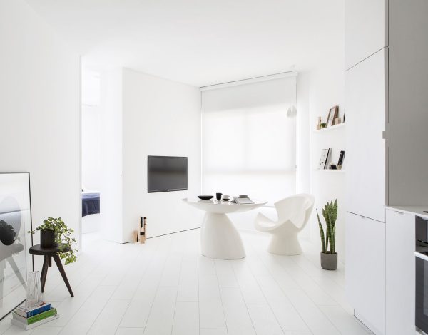 黑与白的魅力:干净简约的黑白公寓设计