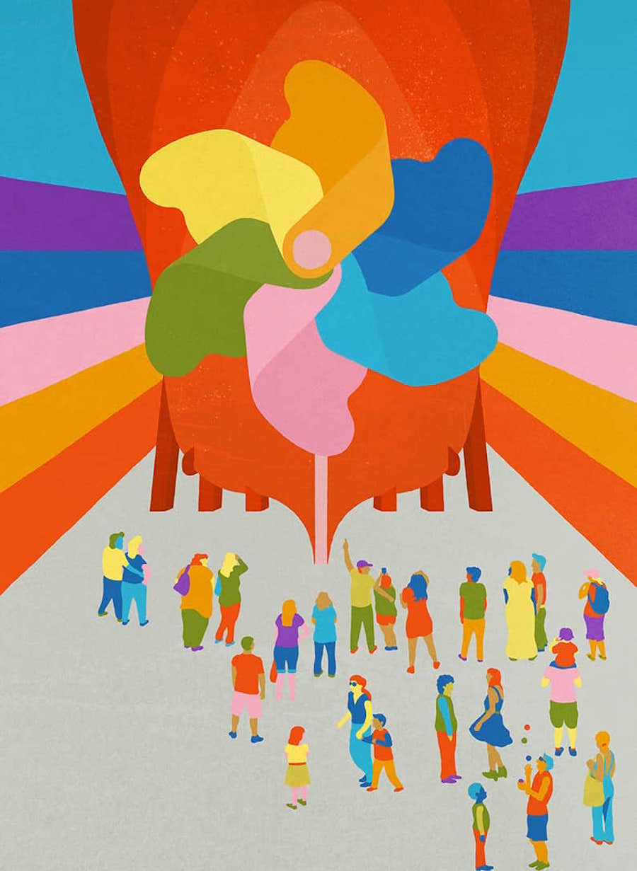 Pete Reynolds缤纷色彩的插画作品