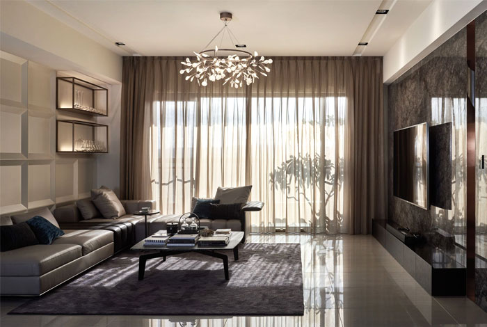 RIS Interior Design：时尚现代的台中豪宅装修设计