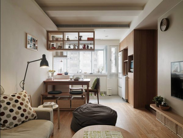 空间的有效利用：3个精装小公寓设计
