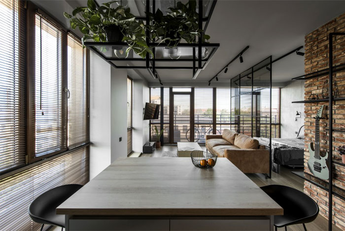 46平米工业风格小公寓设计