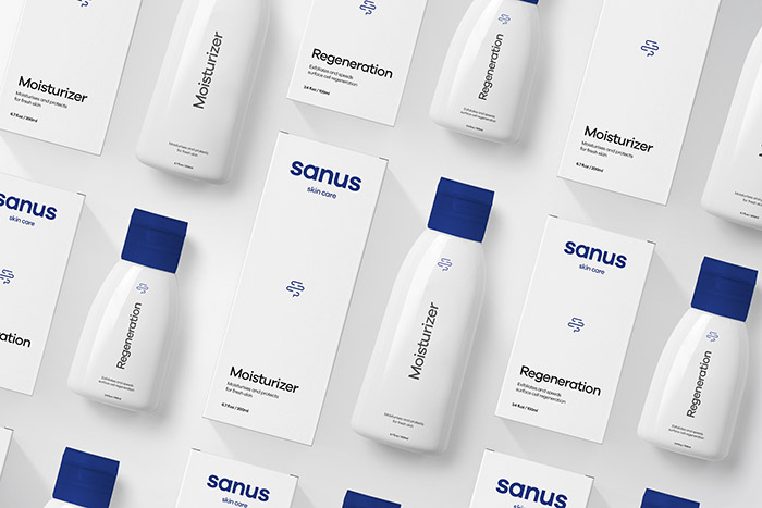 护肤品牌Sanus包装设计