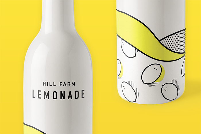 Hill Farm Lemonade果汁包装设计