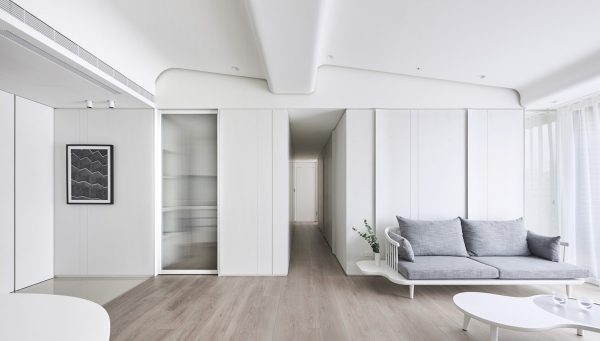 2个干净极简风格的白色公寓设计