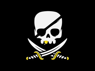 标志设计元素应用实例：海盗