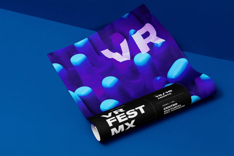 墨西哥VR Fest虚拟现实体验节视觉形象设计