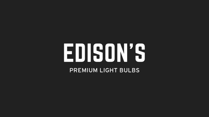 Edison’s咖啡杯制作的灯泡包装设计