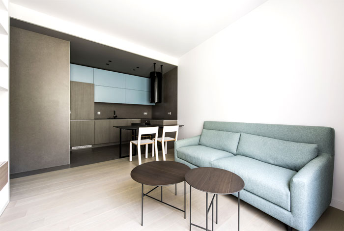 维尔纽斯现代风格40平米单身小公寓设计