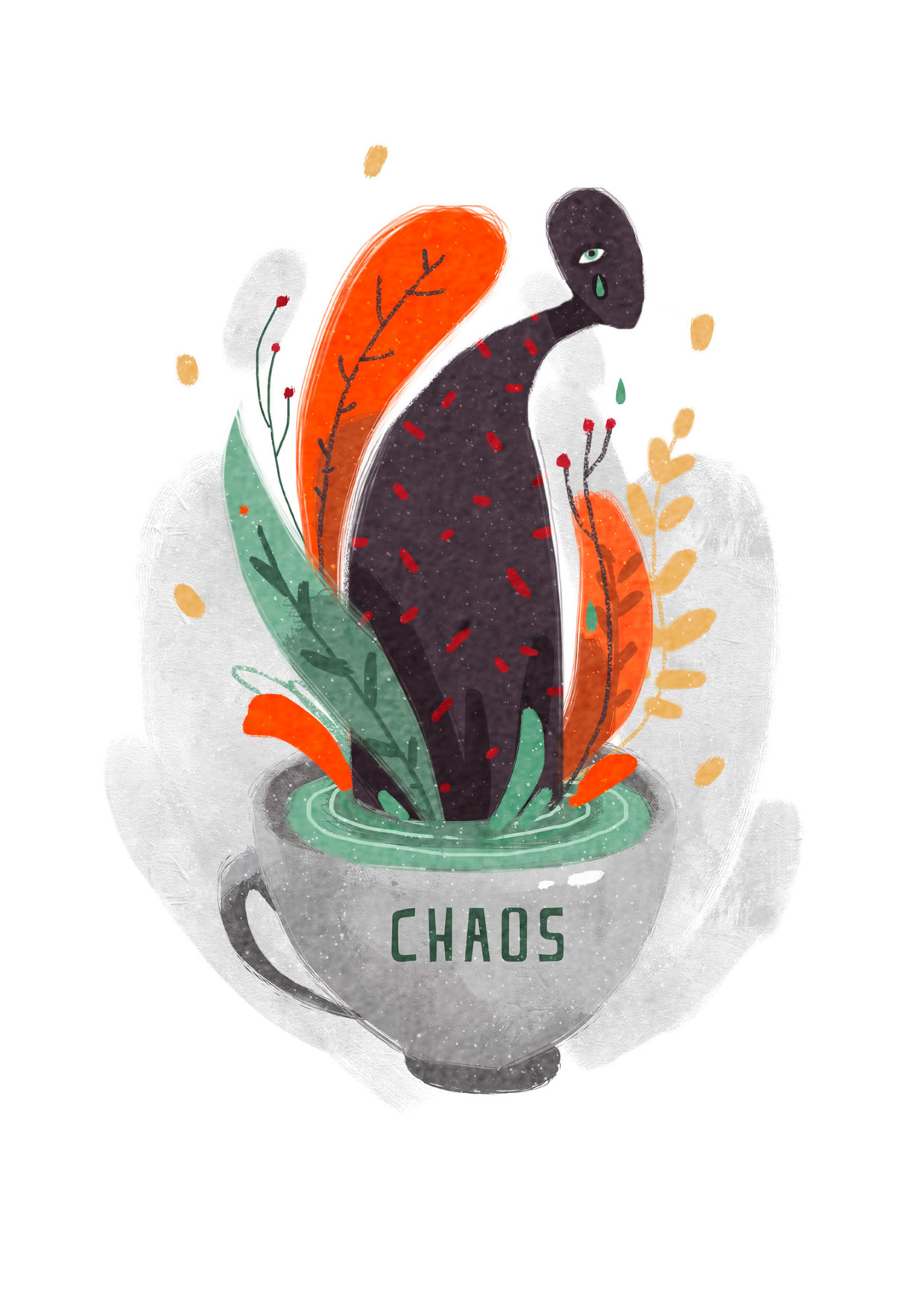 Chaos Ego美丽的秋天场景插画作品