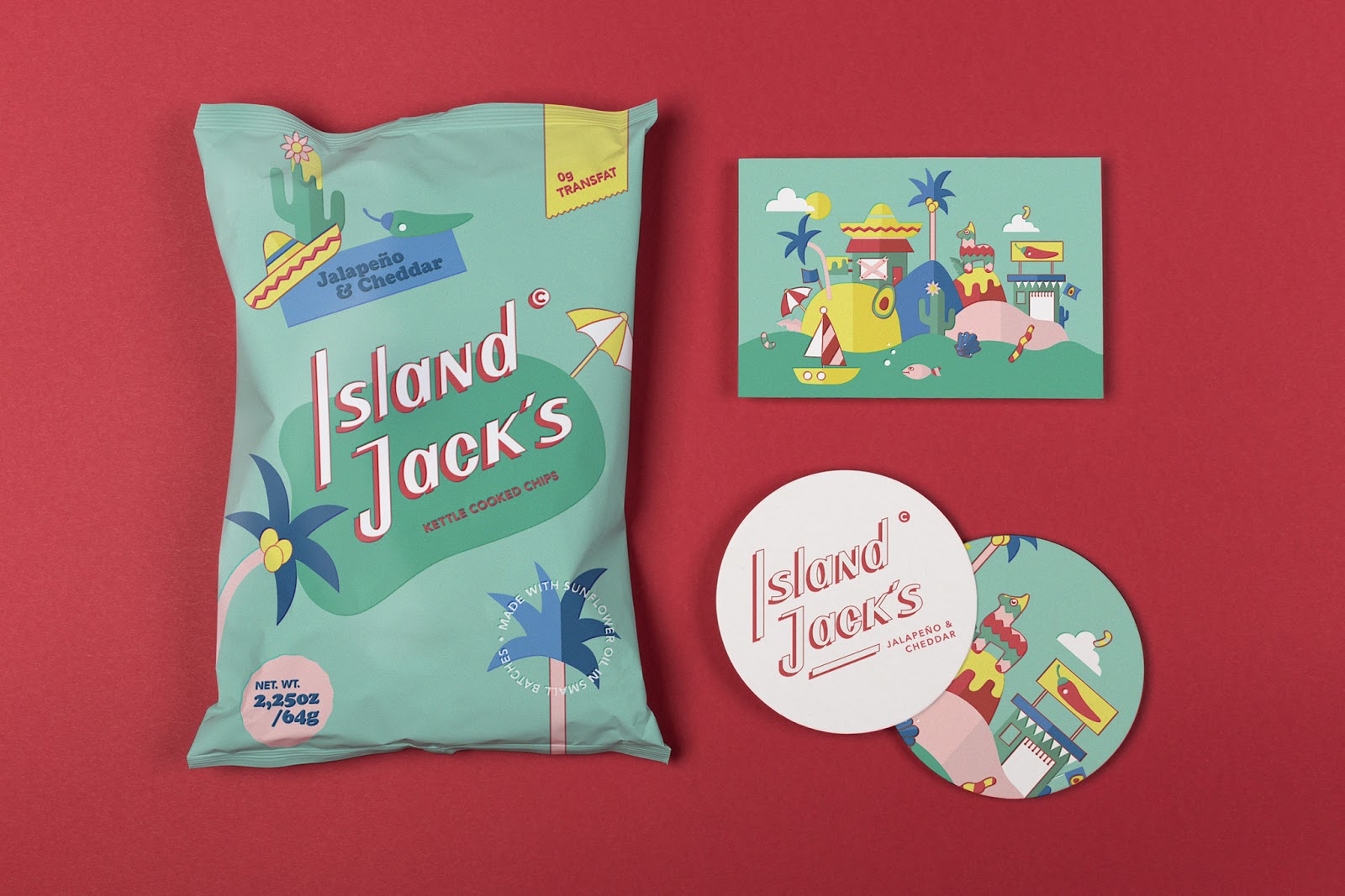 Island Jack´s薯片包装设计