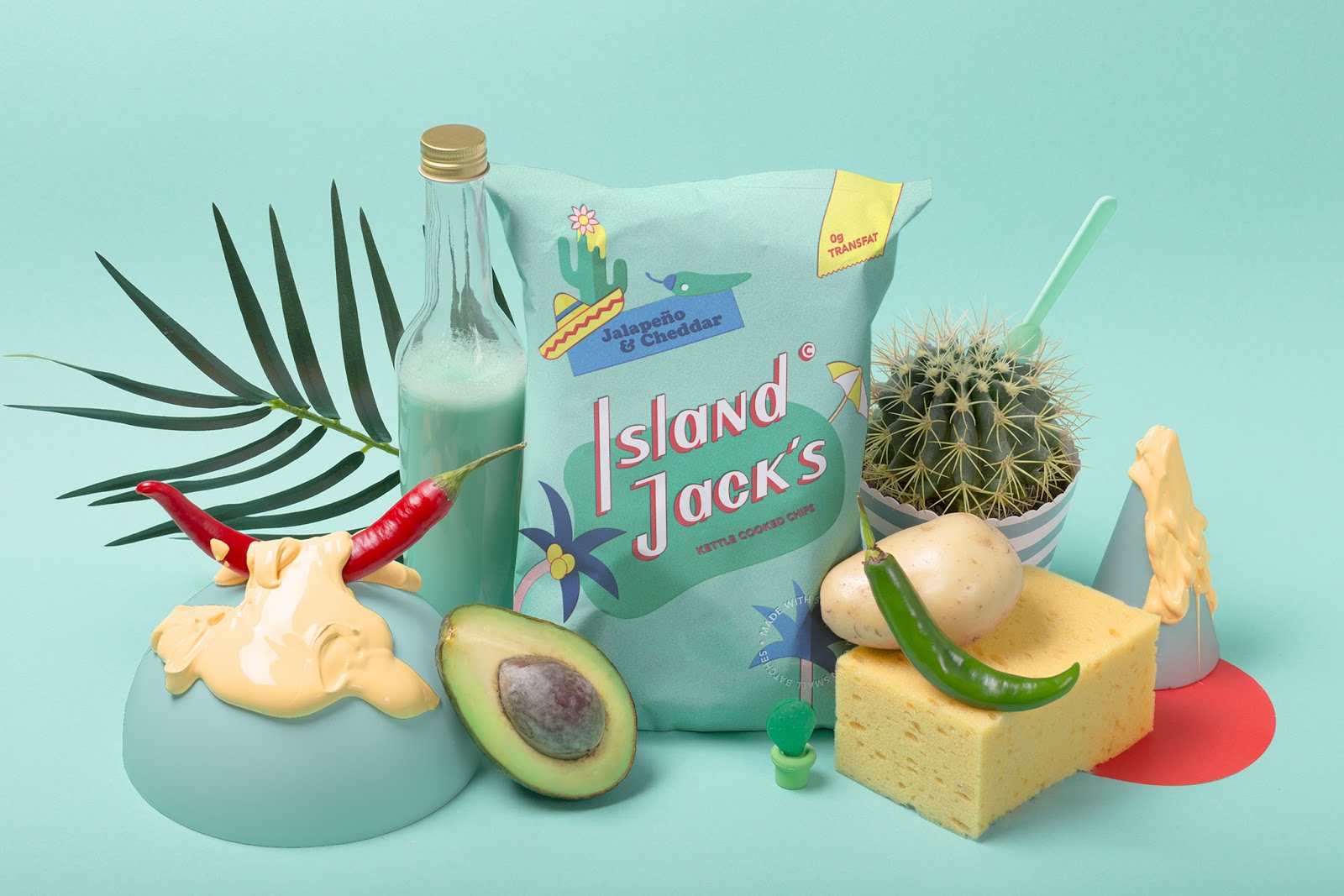 Island Jack´s薯片包装设计