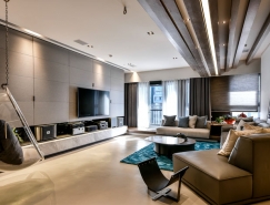台北230平米现代风格住宅装修设计